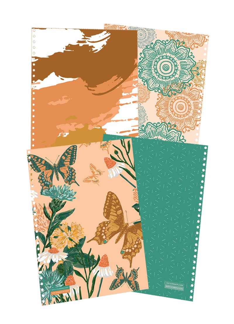 2 Pack Digest Snap In Cover - Butterfly