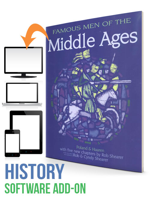 Curriculum Schedule for Greenleaf Press Famous Men of the Middle Ages (5th - 8th Grade)