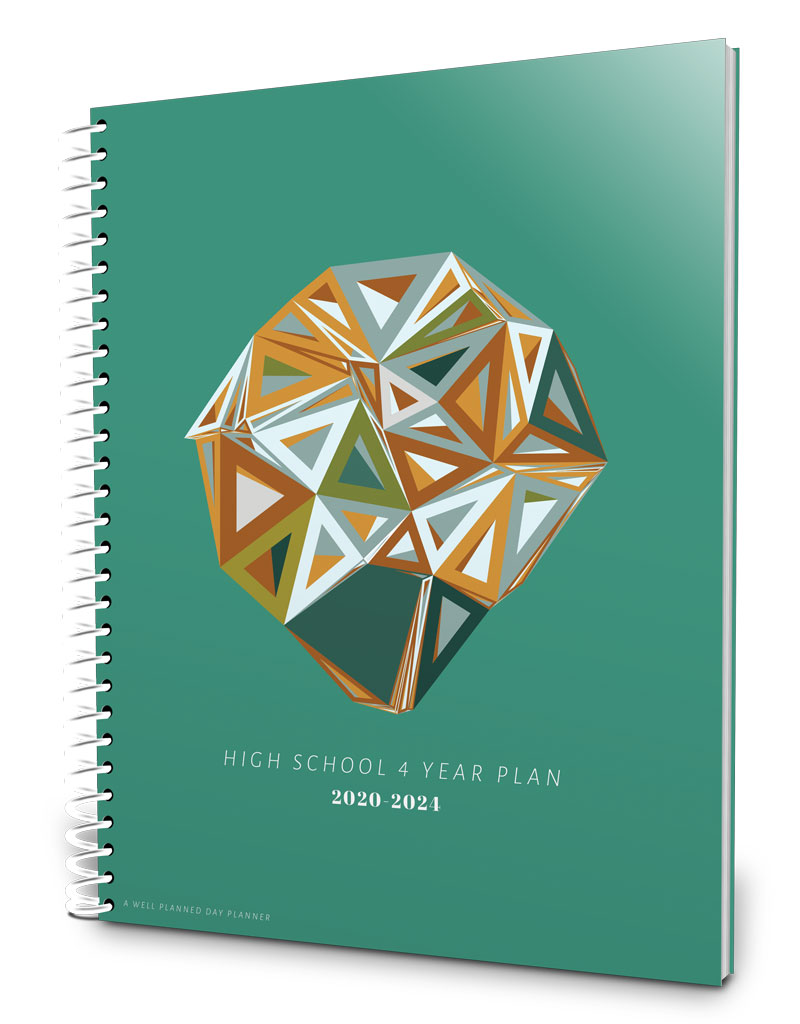 Four-year high school planner and portfolio 2019-2023