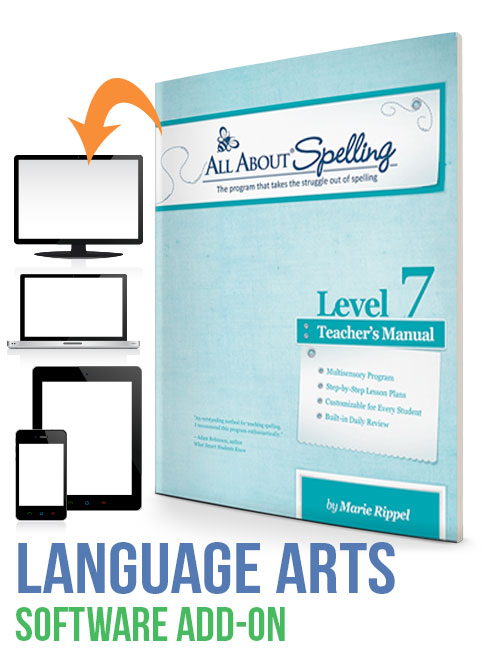 Curriculum Schedule for All About Spelling Level 7