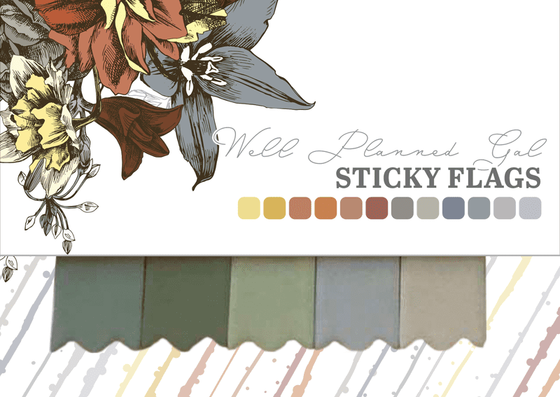 Sticky Flags - Silver Mist