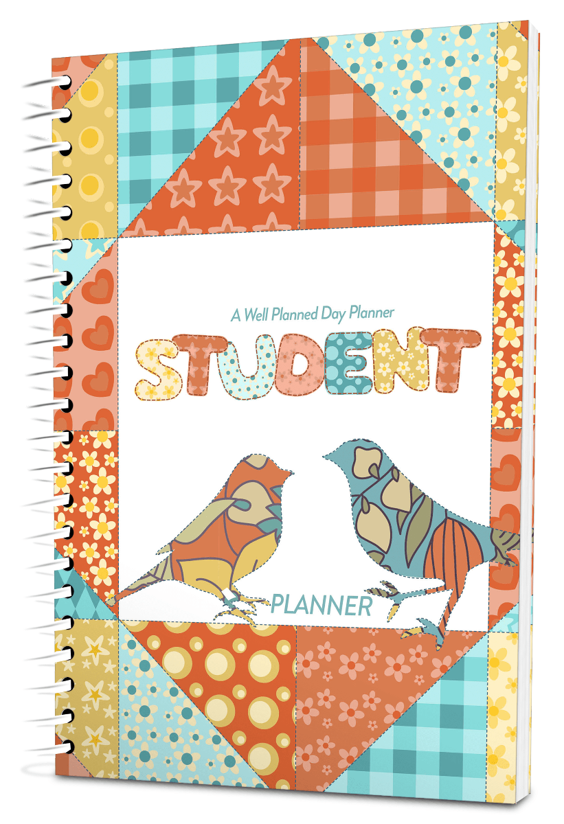Well planned gal homeschool planner wild rose wreath well planned gal