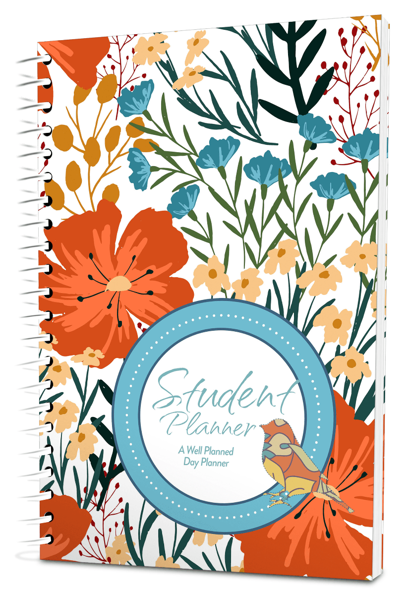 Well planned gal homeschool planner wild rose wreath well planned gal