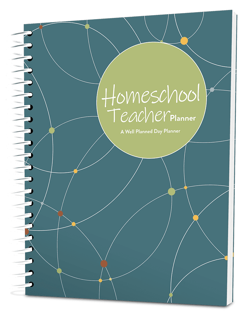 Well planned gal homeschool planner wild rose wreath well planned gal