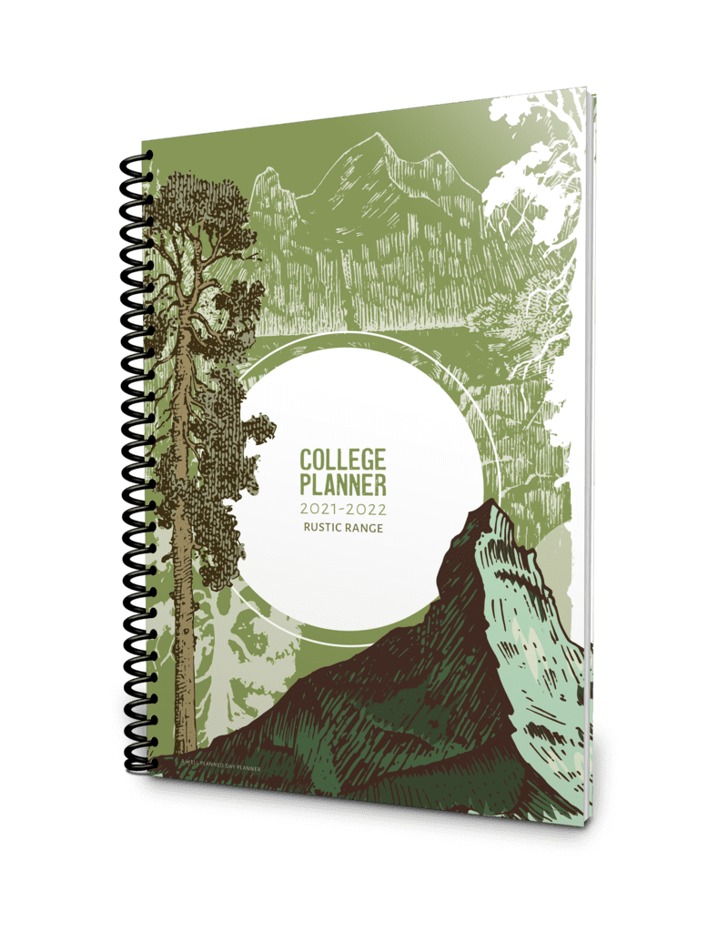Systematic and attractive one-year college planner 2021-2022
