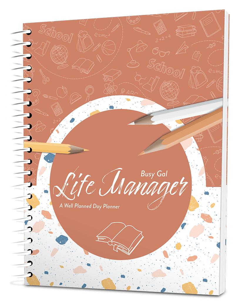 Well planned gal homeschool planner wild rose wreath well planned gal